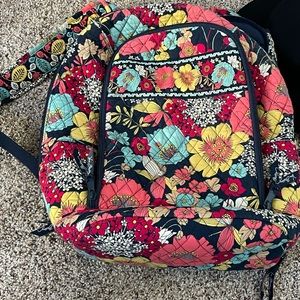 Vera Bradley Laptop Sleeve Happy Snails Backpack